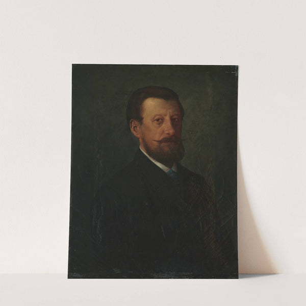 Portrait of a man with a full beard by Vojtech Klimkovič