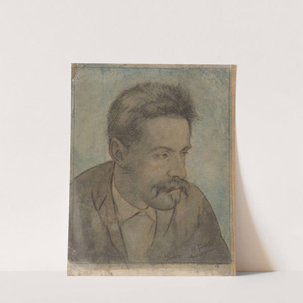 Portrait of a Man with a Moustache (1881) by Hans Thoma