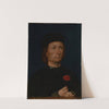 Portrait of a Man with a Pink by Michel Sittow