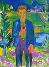 Portrait of a Man with a Pipe (1924)