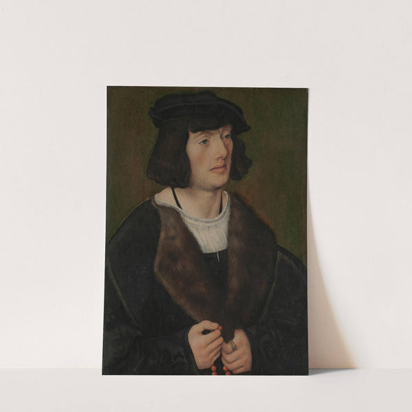 Portrait of a Man with a Rosary (ca. 1508) by Lucas Cranach the Elder