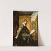 Portrait Of A Man With A Sheet Of Music by Domenico Fetti