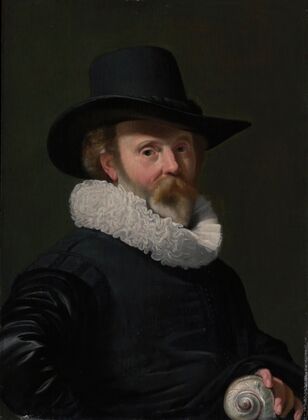 Portrait of a Man with a Shell