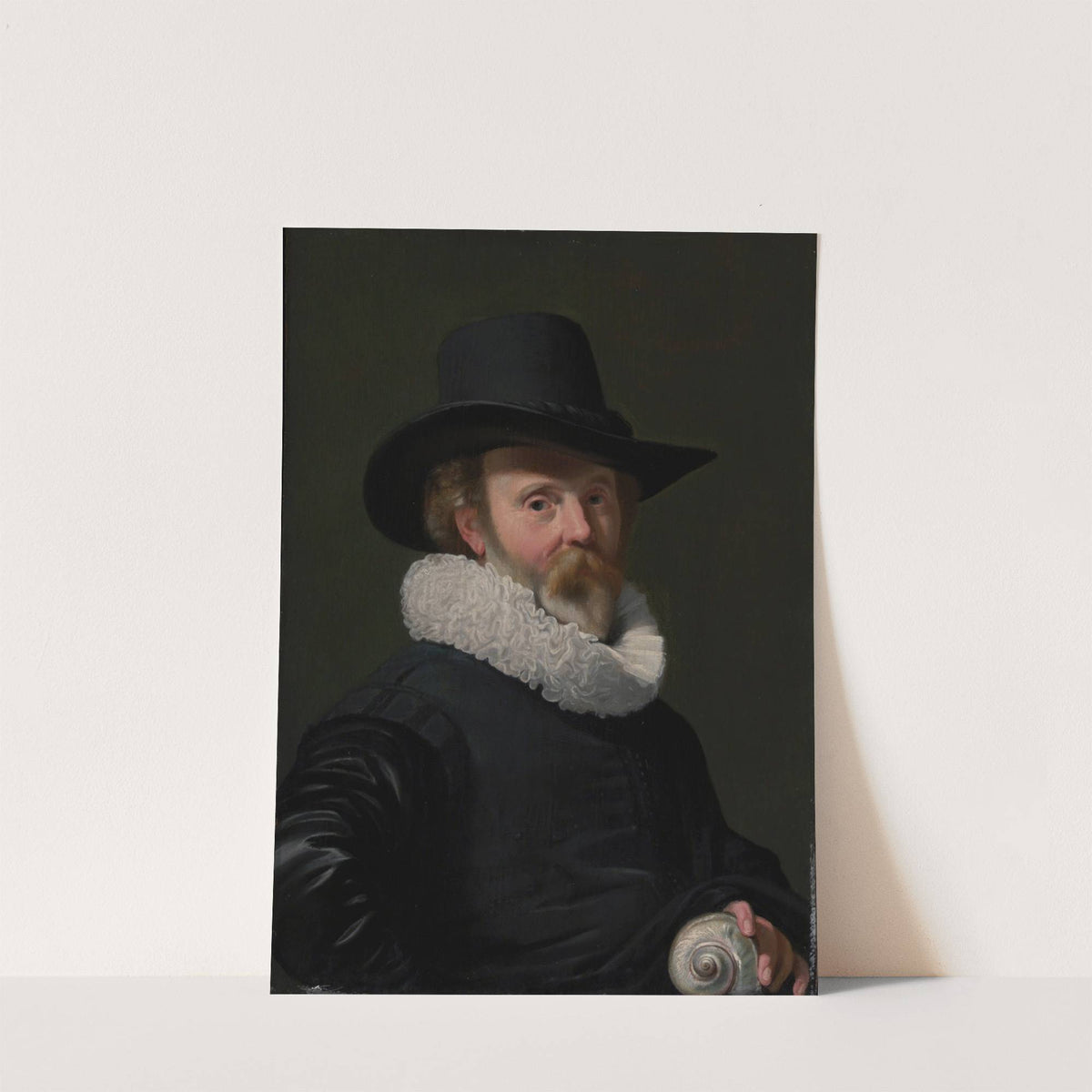 Portrait of a Man with a Shell by Thomas de Keyser