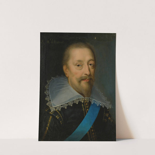 Portrait Of A Man With Blue Sash by Claude Déruet