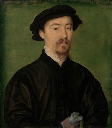 Portrait of a Man with Gloves