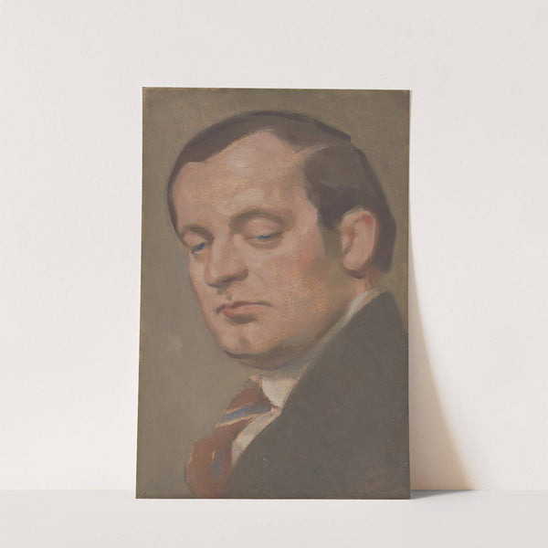 Portrait of a Man with Tie by Milan Thomka Mitrovský