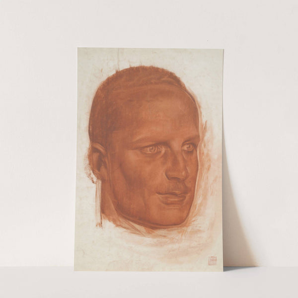 Portrait Of A Member Of The Croisière Jaune Expedition Team by Alexandre Jacovleff