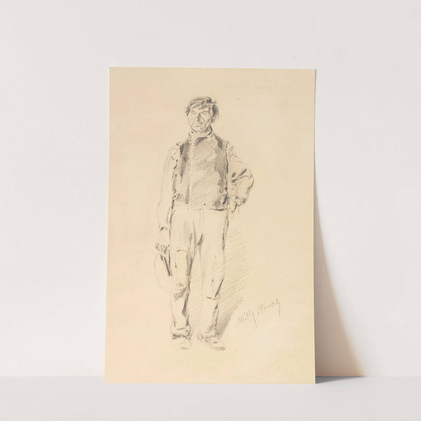 Portrait of a middle-aged man (1875) by Wilhelm Busch