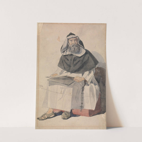 Portrait of a Monk by Richard Dadd