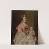 Portrait of a mother an her child by Studio of Allan Ramsay