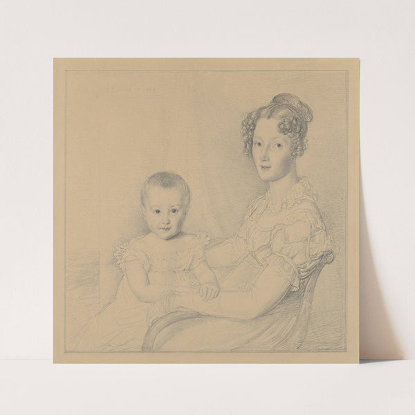 Portrait of a Mother and Child by John Linnell