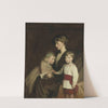 Portrait Of A Mother And Children by Glyn Warren Philpot