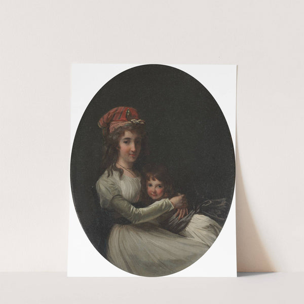 Portrait of a Mother and Daughter by Henri-Pierre Danloux