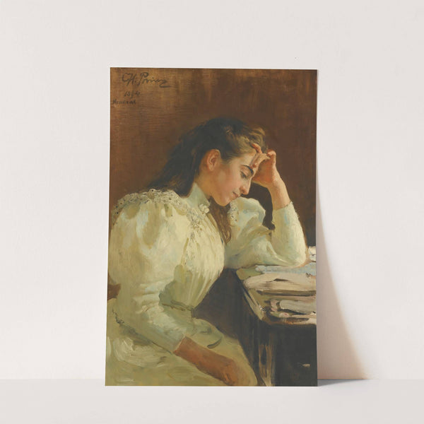 Portrait Of A Neapolitan Girl by Ilya Efimovich Repin