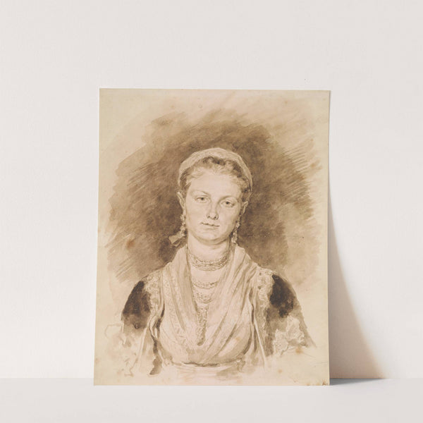 Portrait of a Neapolitan Woman by Jean-Honoré Fragonard