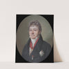 Portrait of a noble man by Lizinska de Mirbel