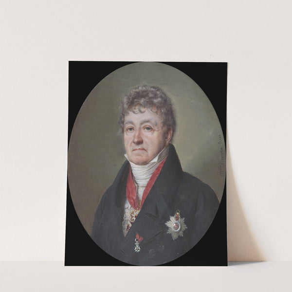 Portrait of a noble man by Lizinska de Mirbel