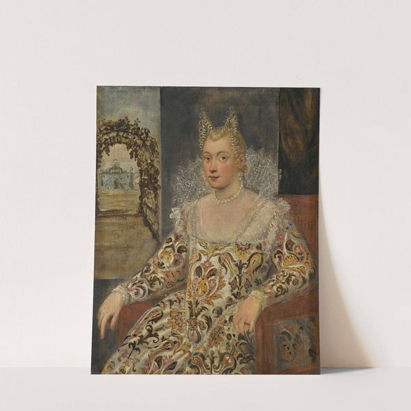 Portrait Of A Noblewoman by Francesco Montemezzano