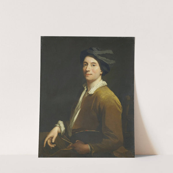 Portrait of a Painter, probably a Self Portrait by Krzysztof Lubieniecki