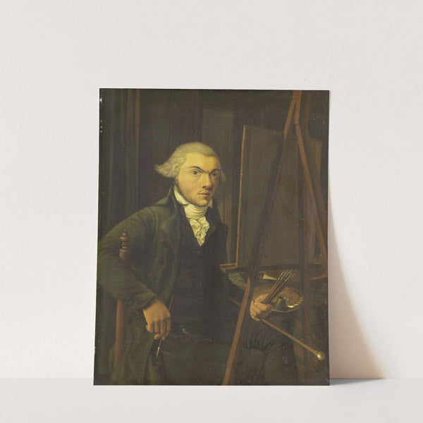 Portrait of a Painter, probably Harmanus Uppink by Willem Uppink