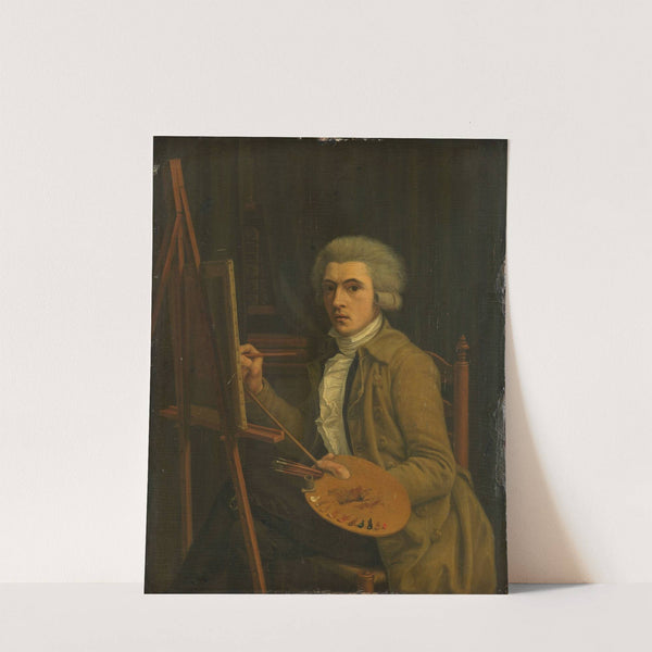 Portrait of a Painter, probably the Artist himself by Willem Uppink