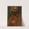 Portrait of a peasant by Jozef Chelmonski