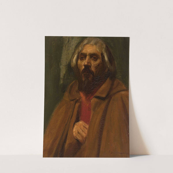 Portrait of a peasant by Jozef Chelmonski