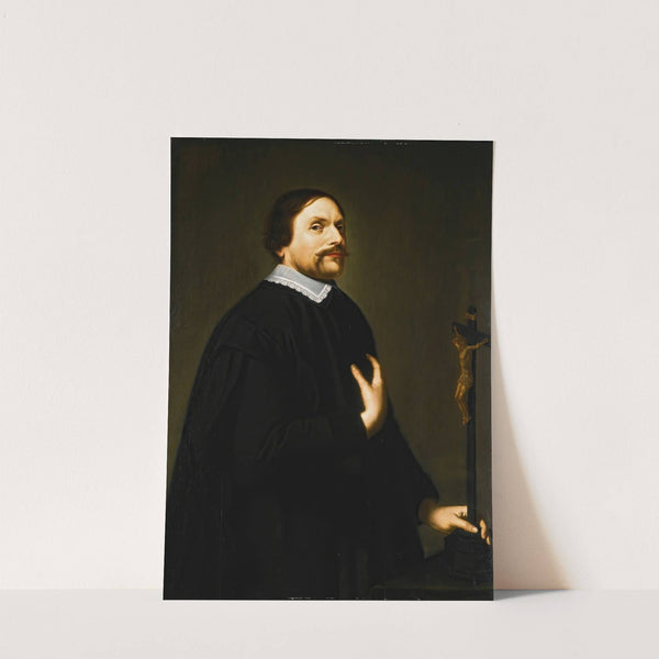 Portrait of a prelate by Gérard Douffet