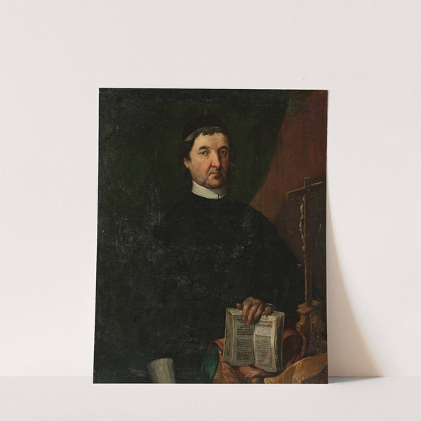 Portrait of a priest by Jan Krzysztof Damel