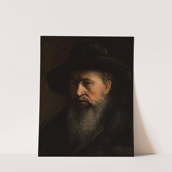 Portrait of a rabbi (circa 1874) by Maurycy Gottlieb