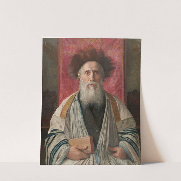 Portrait Of A Rabbi by Isidor Kaufmann