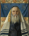 Portrait Of A Rabbi With Prayer Shawl