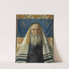 Portrait Of A Rabbi With Prayer Shawl by Isidor Kaufmann