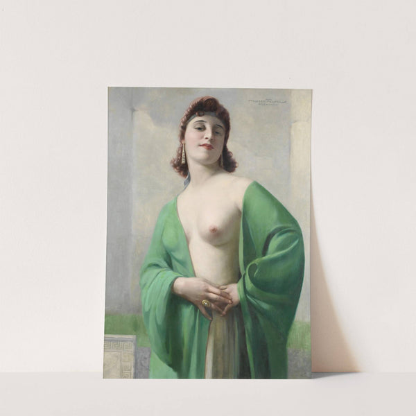 Portrait of a red-haired lady by Hans Hassenteufel