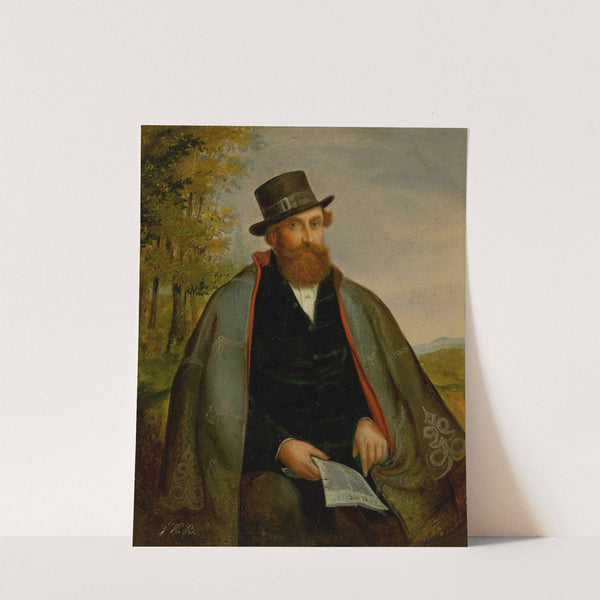 Portrait of a Revolutionary from 1848 by Vojtech Klimkovič