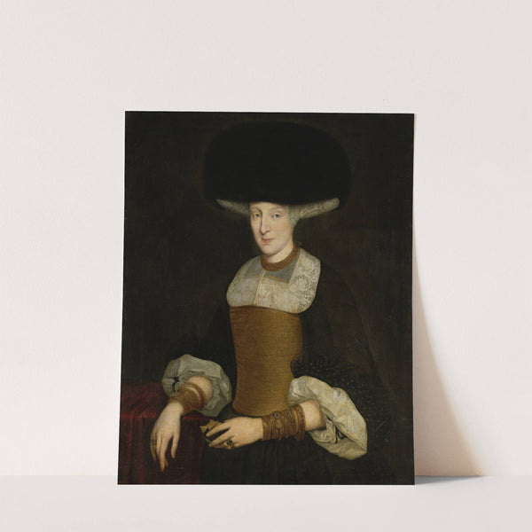 Portrait of a Richly Dressed Young Woman by Theodor Roos