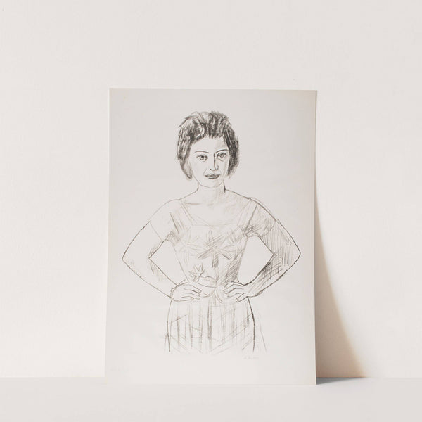 Portrait of a Roumanian I (1923) by Max Beckmann