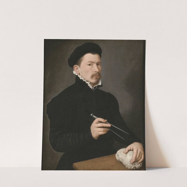 Portrait of a sculptor by Nicolas Neufchâtel