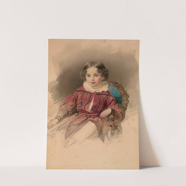 Portrait of a Seated Boy by Woldemar Hau