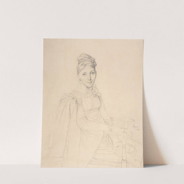 Portrait of a Seated Lady by Jean Auguste Dominique Ingres