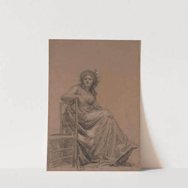 Portrait of a Seated Woman (18th-19th century) by François-André Vincent
