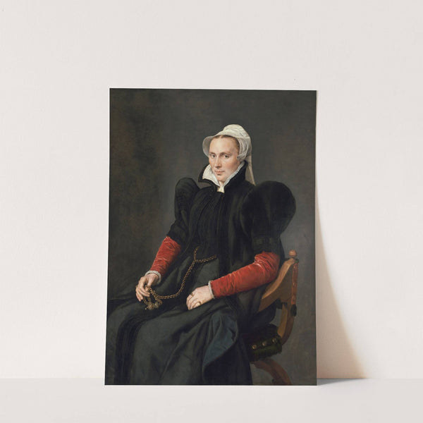 Portrait of a Seated Woman by Antonis Mor