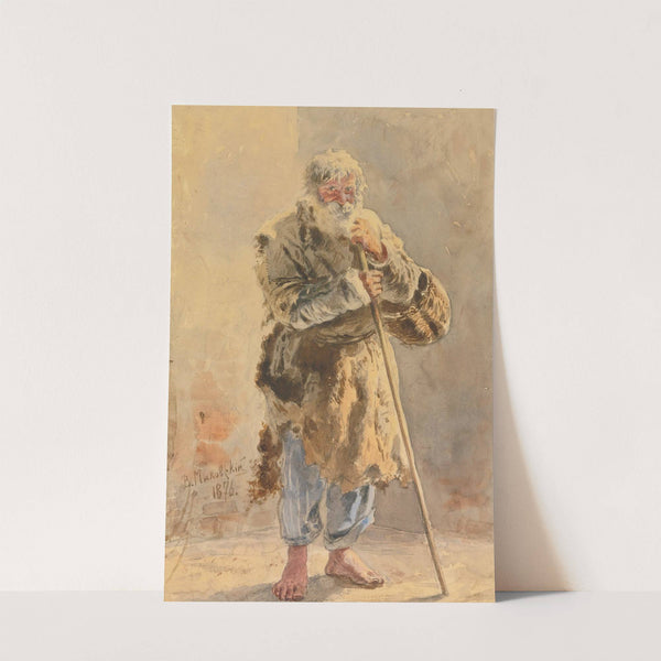 Portrait of a serf by Vladimir Egorovich Makovsky