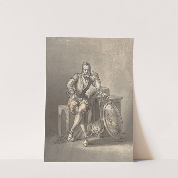 Portrait of a Silversmith, Seated (19th century) by Ernest Meissonier