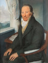 Portrait Of A Sitting Man Near A Window