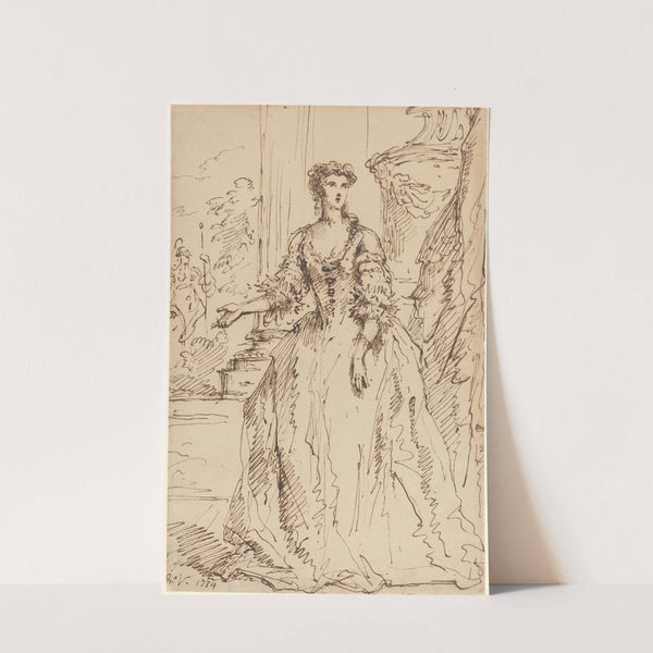 Portrait of a Standing Lady by John Vanderbank