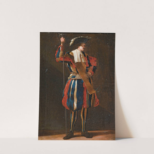 Portrait of a Swiss Guard by Jean Barbault