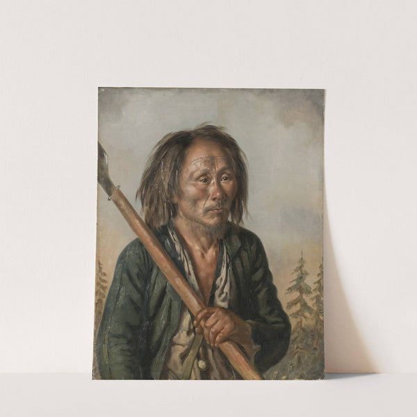 Portrait of a Tungu Man by Carl Peter Mazer