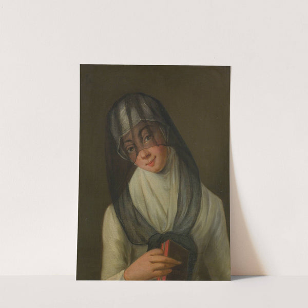 Portrait Of A Veiled Lady by Venetian School